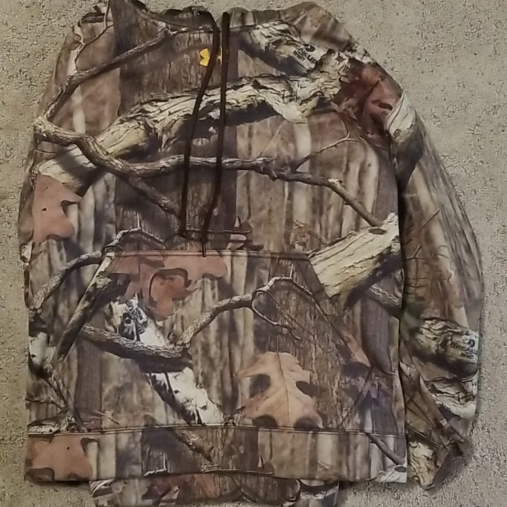 Camo hooded sweatshirt